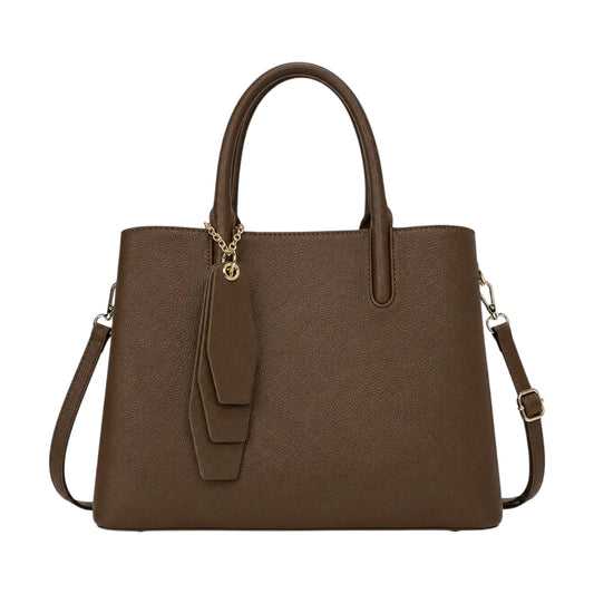 HB Creation Brown Essence Satchel Handbag