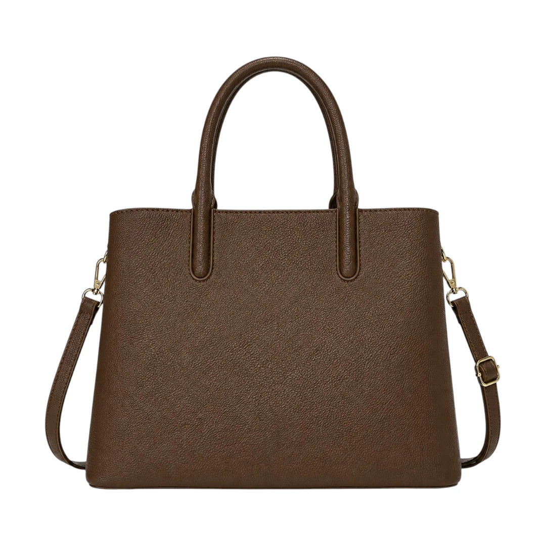 HB Creation Brown Essence Satchel Handbag