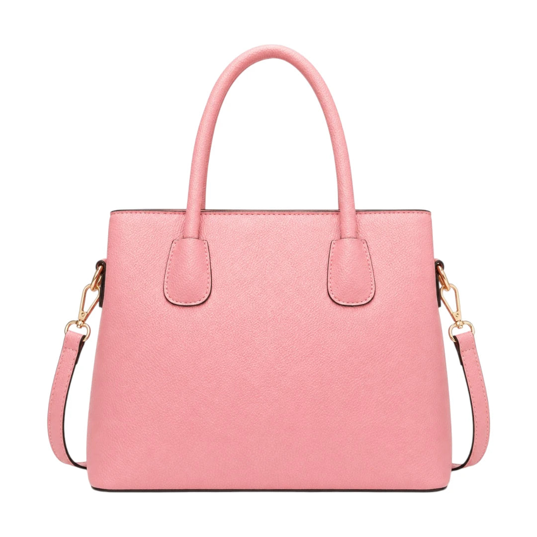 HB Creation Pink Charm Satchel Handbag