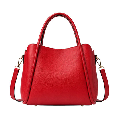 HB Creation Red Curve Satchel Handbag